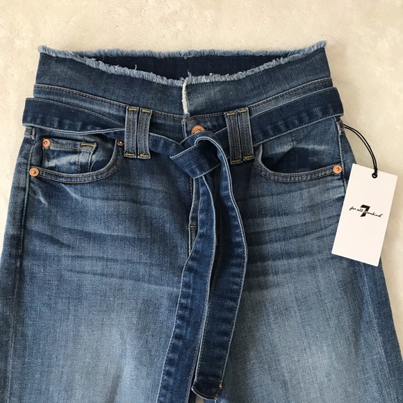 7fam Tailorless Paperbag Dojo Jeans In 